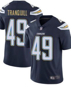 Nike Los Angeles Chargers #49 Drue Tranquill Navy Blue Team Color Stitched NFL Vapor Untouchable Limited Jersey