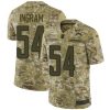 Nike Los Angeles Chargers #54 Melvin Ingram Camo Stitched NFL Limited 2018 Salute To Service Jersey