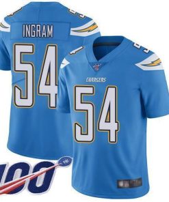 Nike Los Angeles Chargers #54 Melvin Ingram Electric Blue Alternate Stitched NFL 100th Season Vapor Limited Jersey