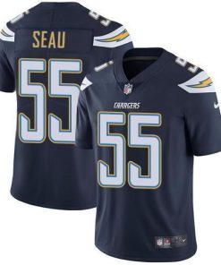 Nike Los Angeles Chargers #55 Junior Seau Navy Blue Team Color Stitched NFL Vapor Untouchable Limited Jersey