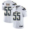 Nike Los Angeles Chargers #55 Junior Seau White Stitched NFL Vapor Untouchable Limited Jersey