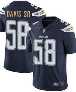 Nike Los Angeles Chargers #58 Thomas Davis Sr Navy Blue Team Color Stitched NFL Vapor Untouchable Limited Jersey