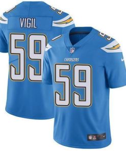 Nike Los Angeles Chargers #59 Nick Vigil Electric Blue Alternate Stitched NFL Vapor Untouchable Limited Jersey