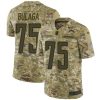 Nike Los Angeles Chargers #75 Bryan Bulaga Camo Stitched NFL Limited 2018 Salute To Service Jersey