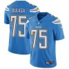 Nike Los Angeles Chargers #75 Bryan Bulaga Electric Blue Alternate Stitched NFL Vapor Untouchable Limited Jersey