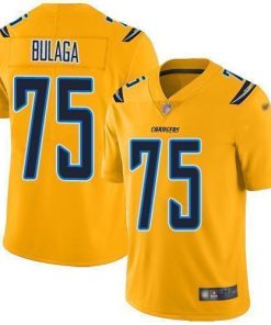 Nike Los Angeles Chargers #75 Bryan Bulaga Gold Stitched NFL Limited Inverted Legend Jersey
