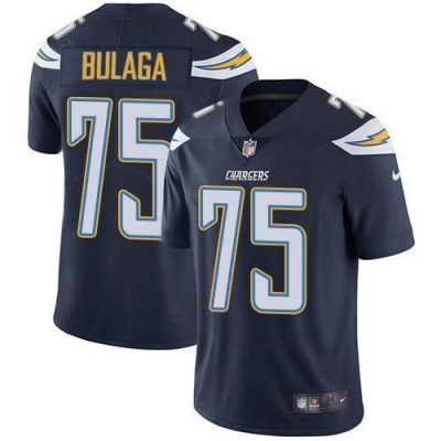 Nike Los Angeles Chargers #75 Bryan Bulaga Navy Blue Team Color Stitched NFL Vapor Untouchable Limited Jersey