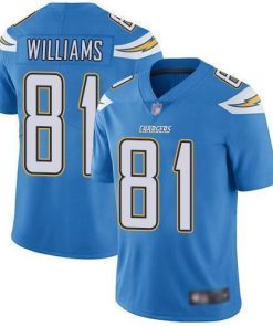 Nike Los Angeles Chargers #81 Mike Williams Electric Blue Alternate Stitched NFL Vapor Untouchable Limited Jersey