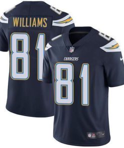 Nike Los Angeles Chargers #81 Mike Williams Navy Blue Team Color Stitched NFL Vapor Untouchable Limited Jersey