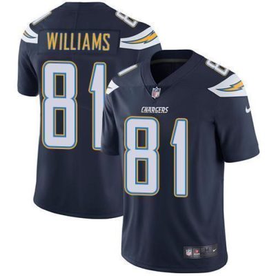 Nike Los Angeles Chargers #81 Mike Williams Navy Blue Team Color Stitched NFL Vapor Untouchable Limited Jersey