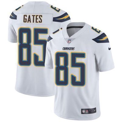 Nike Los Angeles Chargers #85 Antonio Gates White Stitched NFL Vapor Untouchable Limited Jersey