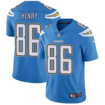Nike Los Angeles Chargers #86 Hunter Henry Electric Blue Alternate Stitched NFL Vapor Untouchable Limited Jersey