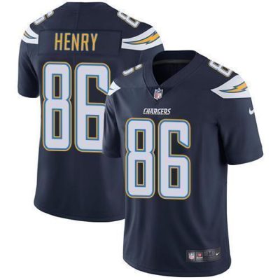 Nike Los Angeles Chargers #86 Hunter Henry Navy Blue Team Color Stitched NFL Vapor Untouchable Limited Jersey
