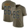 Nike Los Angeles Chargers #86 Hunter Henry Olive Stitched NFL Limited 2017 Salute to Service Jersey