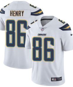 Nike Los Angeles Chargers #86 Hunter Henry White Stitched NFL Vapor Untouchable Limited Jersey