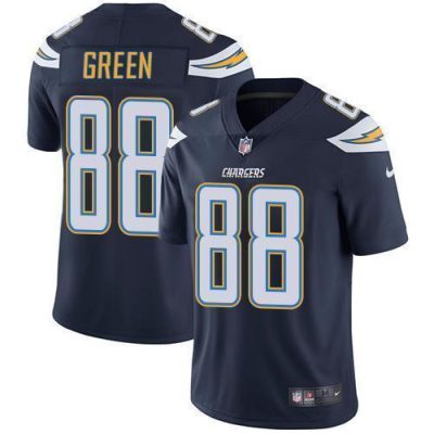 Nike Los Angeles Chargers #88 Virgil Green Navy Blue Team Color Stitched NFL Vapor Untouchable Limited Jersey