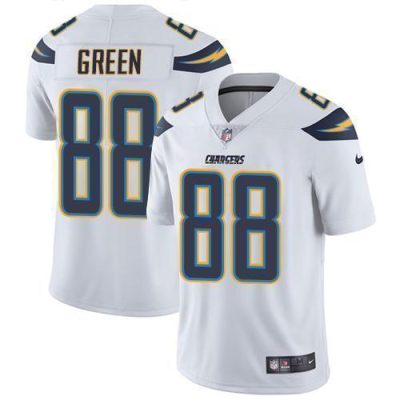 Nike Los Angeles Chargers #88 Virgil Green White Stitched NFL Vapor Untouchable Limited Jersey