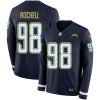 Nike Los Angeles Chargers #98 Isaac Rochell Navy Blue Team Color Stitched NFL Limited Therma Long Sleeve Jersey