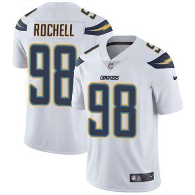 Nike Los Angeles Chargers #98 Isaac Rochell White Stitched NFL Vapor Untouchable Limited Jersey