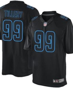 Nike Los Angeles Chargers #99 Jerry Tillery Black Stitched NFL Impact Limited Jersey