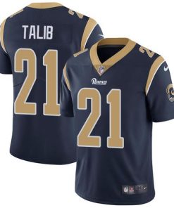 Nike Los Angeles Rams #21 Aqib Talib Navy Blue Team Color Stitched NFL Vapor Untouchable Limited Jersey