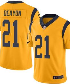 Nike Los Angeles Rams #21 Donte Deayon Gold Stitched NFL Limited Rush Jersey