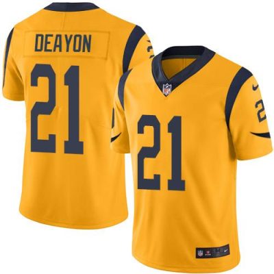 Nike Los Angeles Rams #21 Donte Deayon Gold Stitched NFL Limited Rush Jersey