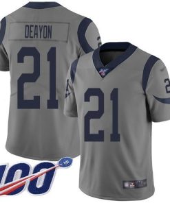 Nike Los Angeles Rams #21 Donte Deayon Gray Stitched NFL Limited Inverted Legend 100th Season Jersey