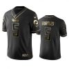 Nike Los Angeles Rams #5 Blake Bortles Black Golden Limited Edition Stitched NFL Jersey