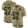 Nike Los Angeles Rams #52 Clay Matthews Camo Stitched NFL Limited 2018 Salute To Service Jersey