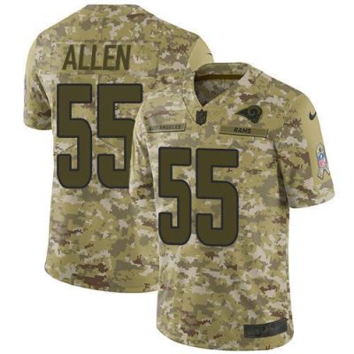 Nike Los Angeles Rams #55 Brian Allen Camo Stitched NFL Limited 2018 Salute To Service Jersey