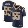 Nike Los Angeles Rams #55 Brian Allen Navy Blue Team Color Super Bowl LVI Patch Stitched NFL Vapor Untouchable Limited Jersey