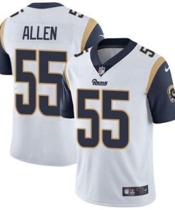 Nike Los Angeles Rams #55 Brian Allen White Stitched NFL Vapor Untouchable Limited Jersey