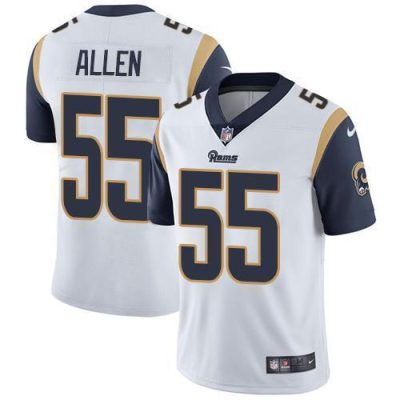 Nike Los Angeles Rams #55 Brian Allen White Stitched NFL Vapor Untouchable Limited Jersey