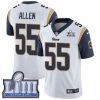 Nike Los Angeles Rams #55 Brian Allen White Super Bowl LIII Bound Stitched NFL Vapor Untouchable Limited Jersey
