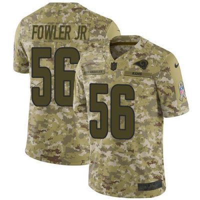 Nike Los Angeles Rams #56 Dante Fowler Jr Camo Stitched NFL Limited 2018 Salute To Service Jersey