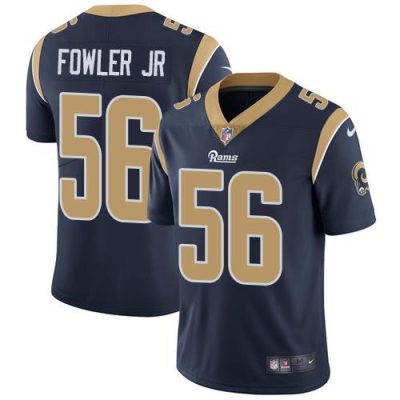 Nike Los Angeles Rams #56 Dante Fowler Jr Navy Blue Team Color Stitched NFL Vapor Untouchable Limited Jersey