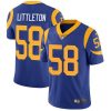 Nike Los Angeles Rams #58 Cory Littleton Royal Blue Alternate Stitched NFL Vapor Untouchable Limited Jersey