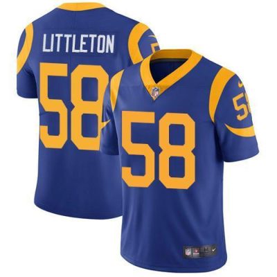 Nike Los Angeles Rams #58 Cory Littleton Royal Blue Alternate Stitched NFL Vapor Untouchable Limited Jersey