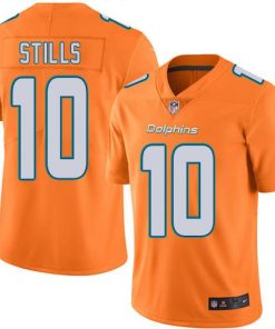 Nike Miami Dolphins #10 Kenny Stills Orange Stitched NFL Limited Rush Jersey