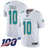 Nike Miami Dolphins #10 Kenny Stills White Stitched NFL 100th Season Vapor Limited Jersey