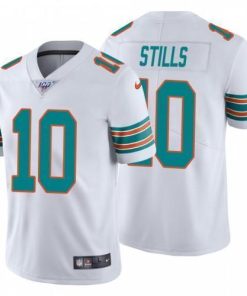 Nike Miami Dolphins #10 Kenny Stills White Alternate Stitched NFL 100th Season Vapor Untouchable Limited Jersey
