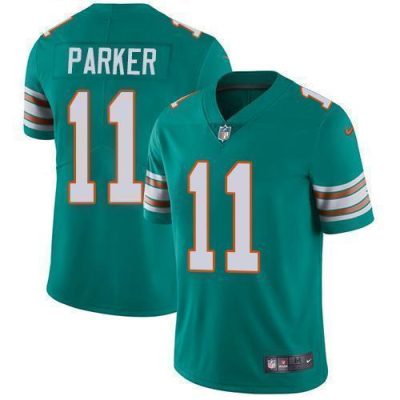 Nike Miami Dolphins #11 DeVante Parker Aqua Green Alternate Stitched NFL Vapor Untouchable Limited Jersey