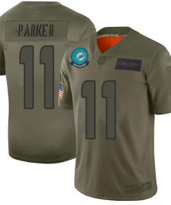 Nike Miami Dolphins #11 DeVante Parker Camo Stitched NFL Limited 2019 Salute To Service Jersey