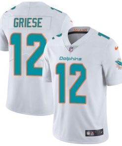 Nike Miami Dolphins #12 Bob Griese White Stitched NFL Vapor Untouchable Limited Jersey