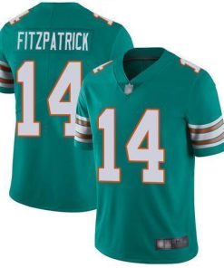 Nike Miami Dolphins #14 Ryan Fitzpatrick Aqua Green Alternate Stitched NFL Vapor Untouchable Limited Jersey
