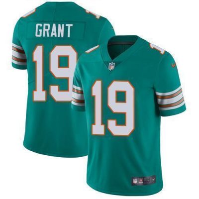 Nike Miami Dolphins #19 Jakeem Grant Aqua Green Alternate Stitched NFL Vapor Untouchable Limited Jersey