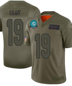 Nike Miami Dolphins #19 Jakeem Grant Camo Stitched NFL Limited 2019 Salute To Service Jersey