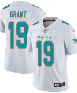 Nike Miami Dolphins #19 Jakeem Grant White Stitched NFL Vapor Untouchable Limited Jersey