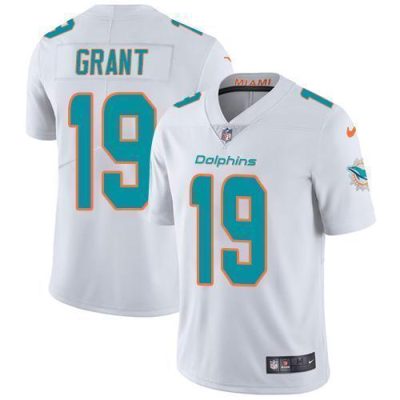 Nike Miami Dolphins #19 Jakeem Grant White Stitched NFL Vapor Untouchable Limited Jersey